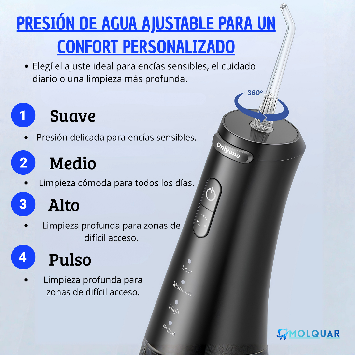 irrigador bucal