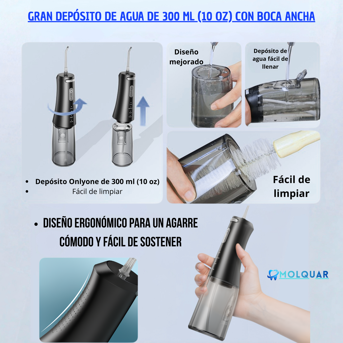 irrigador bucal